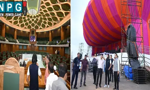 कैबिनेट मंत्री गुरु खुशवंत साहेब ने नए विधानसभा भवन एवं राज्योत्सव स्थल का निरीक्षण कर तैयारियों का लिया जायजा