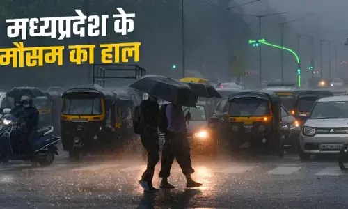 MP में मोथा का असर: प्रदेश के 11 जिलों में गरज-चमक के साथ भारी बारिश की संभावना; जानें अपने शहर के मौसम का हाल