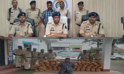 Raigarh News: 257 किलो गांजा, हुंडई कार से की जा रही थी तस्करी, घेराबंदी कर पुलिस ने पकड़ा...