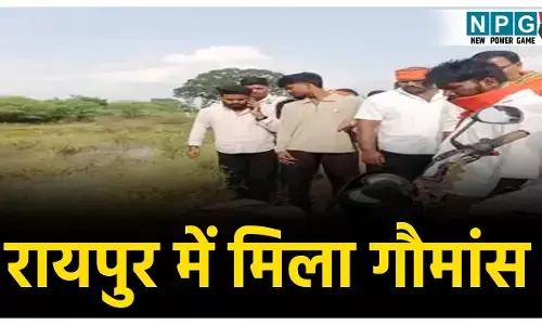 रायपुर में घर से भारी मात्रा में मिला गौमांस
