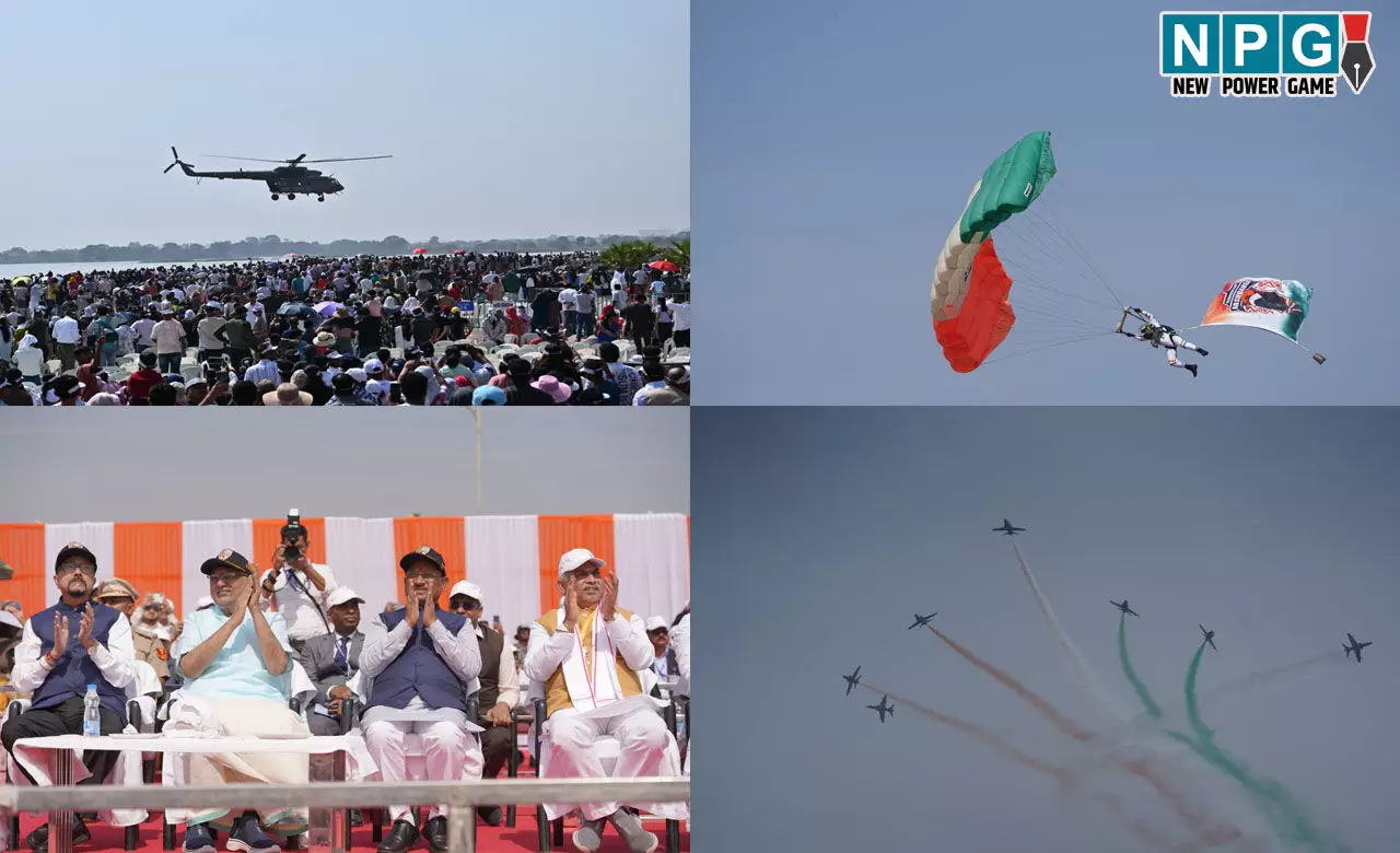 Raipur Aerobatic Show: राज्योत्सव का अबतक का सबसे बड़ा हिट रहा एरोबेटिक शो, देखने के लिए लोगों की उमड़ी भीड़, कार्यक्रम स्थल पहुंचने लोग घंटों फंसे रहे जाम में... Raipur Aerobatic Show: राज्योत्सव का अबतक का सबसे बड़ा हिट रहा एरोबेटिक शो, देखने के लिए लोगों की उमड़ी भीड़, कार्यक्रम स्थल पहुंचने लोग घंटों फंसे रहे जाम में...