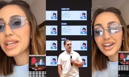Brazil Model Controversy: राहुल गांधी की प्रेस कॉन्फ्रेंस में दिखाई गई विदेशी मॉडल कौन है? जानिए क्या बोलीं लारिसा?