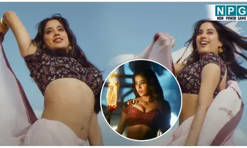 Janhvi Kapoor Video: साड़ी का पल्लू लहराते जाह्नवी कपूर ने दिखाई पतली कमर, नई फिल्म पेड्डी का पहला गाना हुआ रिलीज...