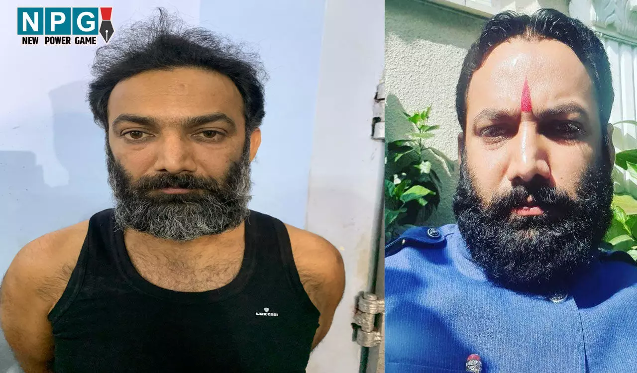 Virendra Tomar: मर्सिडीज कार में बैठने वाले सूदखोर बदमाश वीरेंद्र तोमर को बनियान में रायपुर लेकर पहुंची पुलिस, पकी दाढ़ी और चेहरे पर दिखा डर