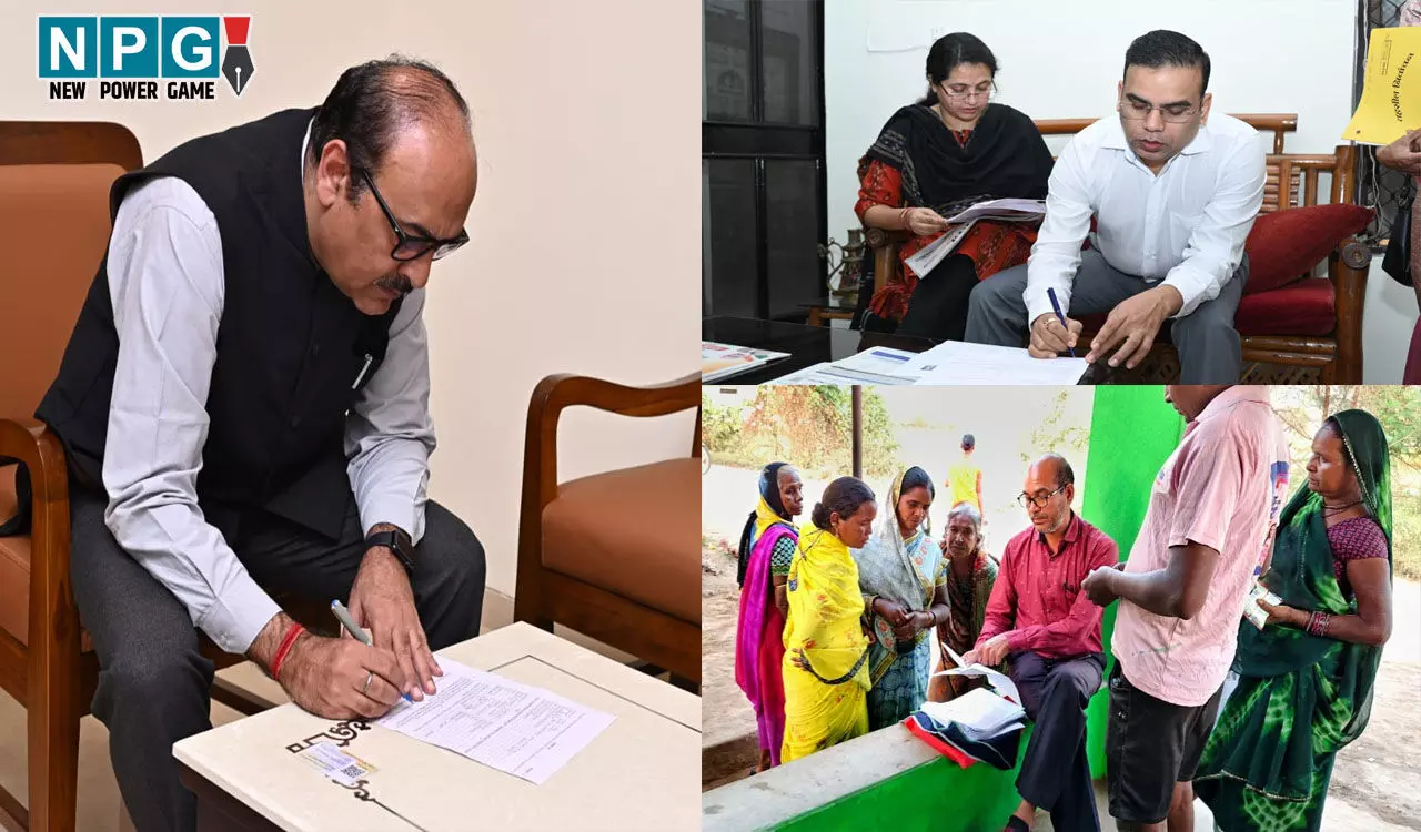 CG में SIR, घर-घर जा रहे बीएलओ... डीईओ, ईआरओ और एईआरओ मतदान केंद्र स्तर पर कर रहे सतत मॉनिटरिंग...