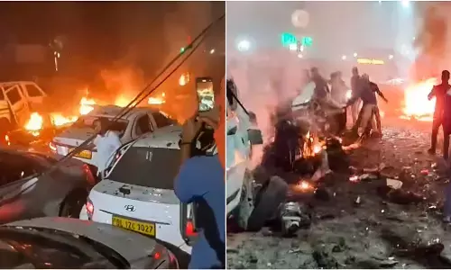 Delhi Blast CCTV Footage: दिल्ली धमाके का नया CCTV फुटेज आया सामने, कैद हुआ डराने वाला पल, ब्लास्ट होते ही चकनाचूर हो गए कैमरे; देखें VIDEO