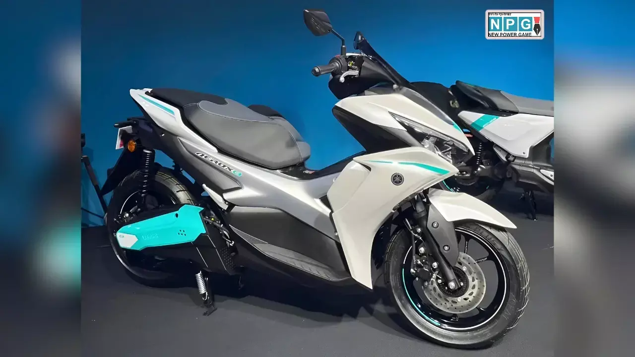 Yamaha Aerox E Unveiled in India News Hindi