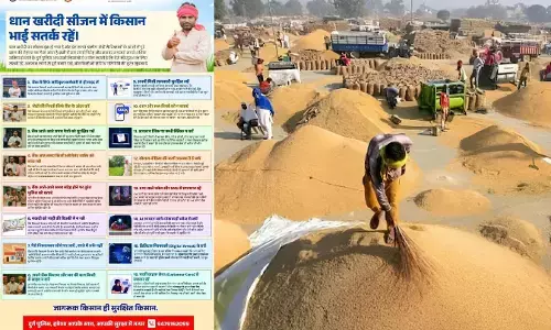 Durg News: पुलिस अधीक्षक दुर्ग की किसानों से अपील- धान खरीदी सीजन में रहें सतर्क, साइबर और उठाई गिरोह से किया सावधान!