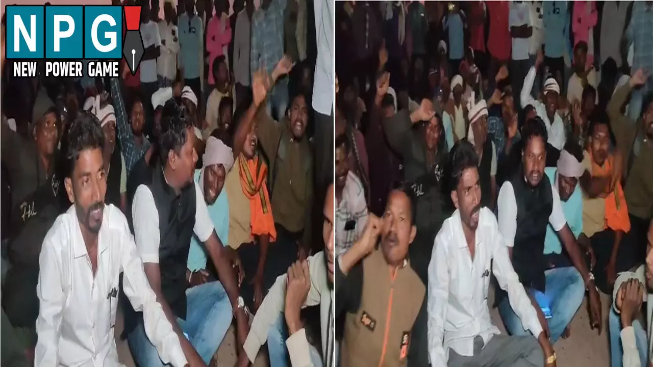 CG News: खरीदी केंद्र के लिए स्टेट हाइवे जाम: 12 घंटे से किसानों ने जाम कर रखा है स्टेट हाइवे, कड़ाके की ठंड में सड़क पर गुजारी पूरी रात