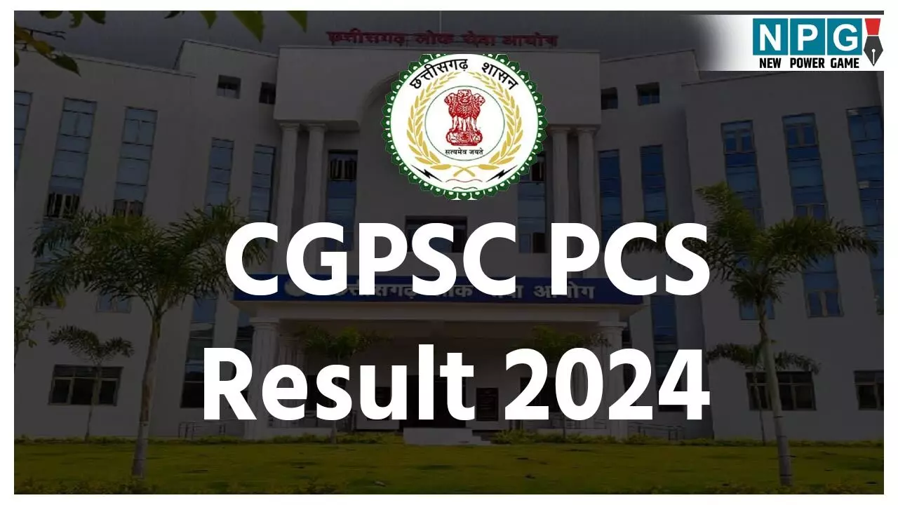 CGPSC PCS Result 2024 CGPSC PCS Result 2024
