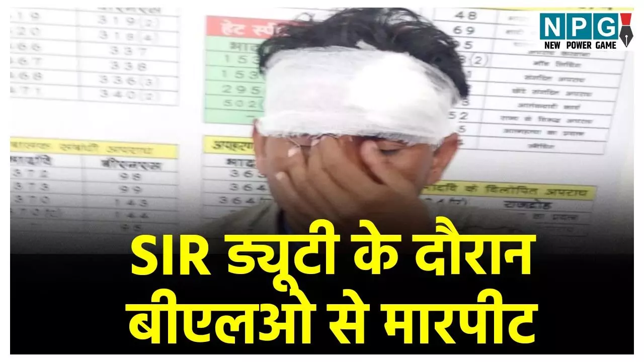 Durg News: BLO का काम कर रहे सहायक शिक्षक से मारपीट, आरोपी ने ईट से फोड़ा सिर... कहा- यहां से भाग जा वरना बहुत मारूंगा