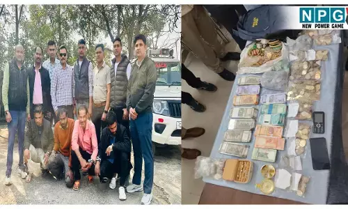 Janjgir Champa News: पुलिस ने 4 शातिर चोरों को किया गिरफ्तार, 3 लाख नगद समेत सोना-चांदी बरामद... दिन में रेकी कर रात में करते थे चोरी