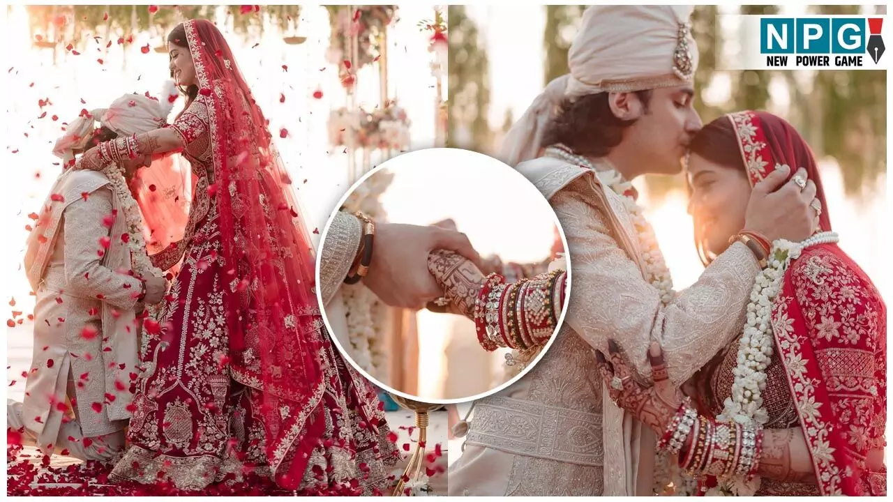Bhavin Bhanushali Wedding: शादी के बंधन में बंधे अजय देवगन का बेटा, लॉन्ग टाइम GF के साथ लिया सात फेरे, देखिए खूबसूरत तस्वीरें...