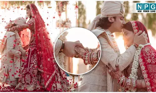 Bhavin Bhanushali Wedding: शादी के बंधन में बंधे अजय देवगन का बेटा, लॉन्ग टाइम GF के साथ लिया सात फेरे, देखिए खूबसूरत तस्वीरें...