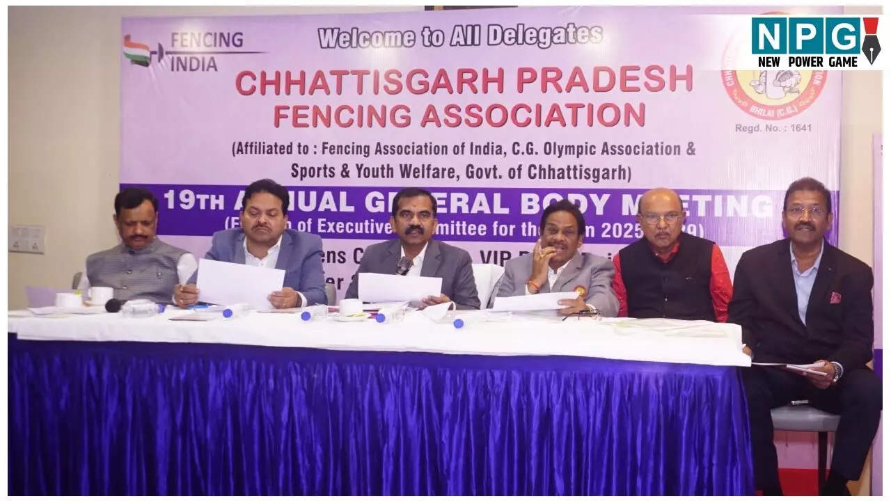 Chhattisgarh State Fencing Association: छत्तीसगढ़ प्रदेश फेंसिंग एसोसिएशन के 19वी कार्यकारिणी घोषित...