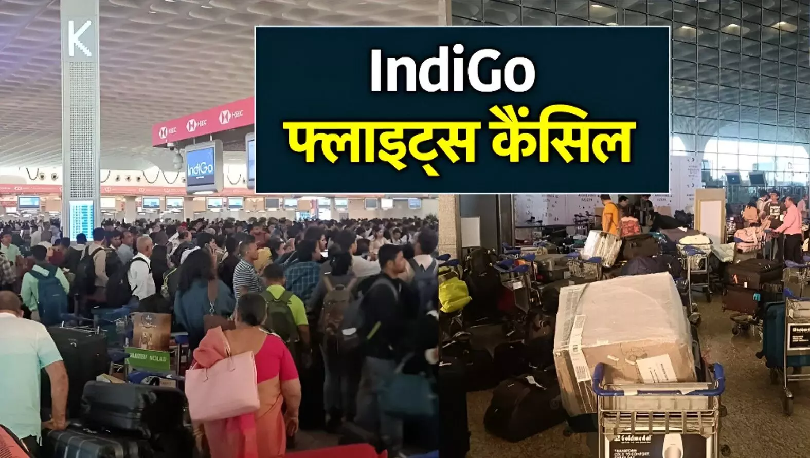 IndiGo Flight Cancelled: इंडिगो ने फिर रद्द की सैकड़ों उड़ानें, यात्री बेहाल, एक दिन में 170 से 200 उड़ानें रद्द, नवंबर में 1,232 फ्लाइट्स कैंसिल, DGCA ने भेजा नोटिस