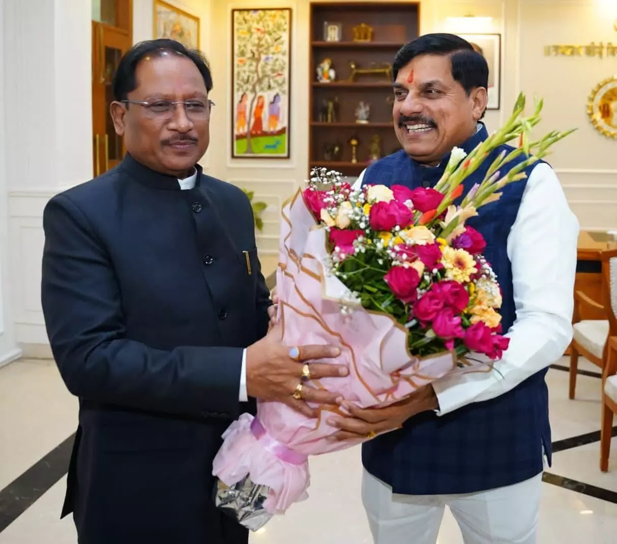 Pin Irrigation Network: सीएम विष्णु देव साय ने मध्यप्रदेश की आधुनिक ‘प्रेशर इरिगेशन तकनीक’ का किया अवलोकन, बोले– छत्तीसगढ़ में भी होगा व्यापक उपयोग Pin Irrigation Network: सीएम विष्णु देव साय ने मध्यप्रदेश की आधुनिक ‘प्रेशर इरिगेशन तकनीक’ का किया अवलोकन, बोले– छत्तीसगढ़ में भी होगा व्यापक उपयोग