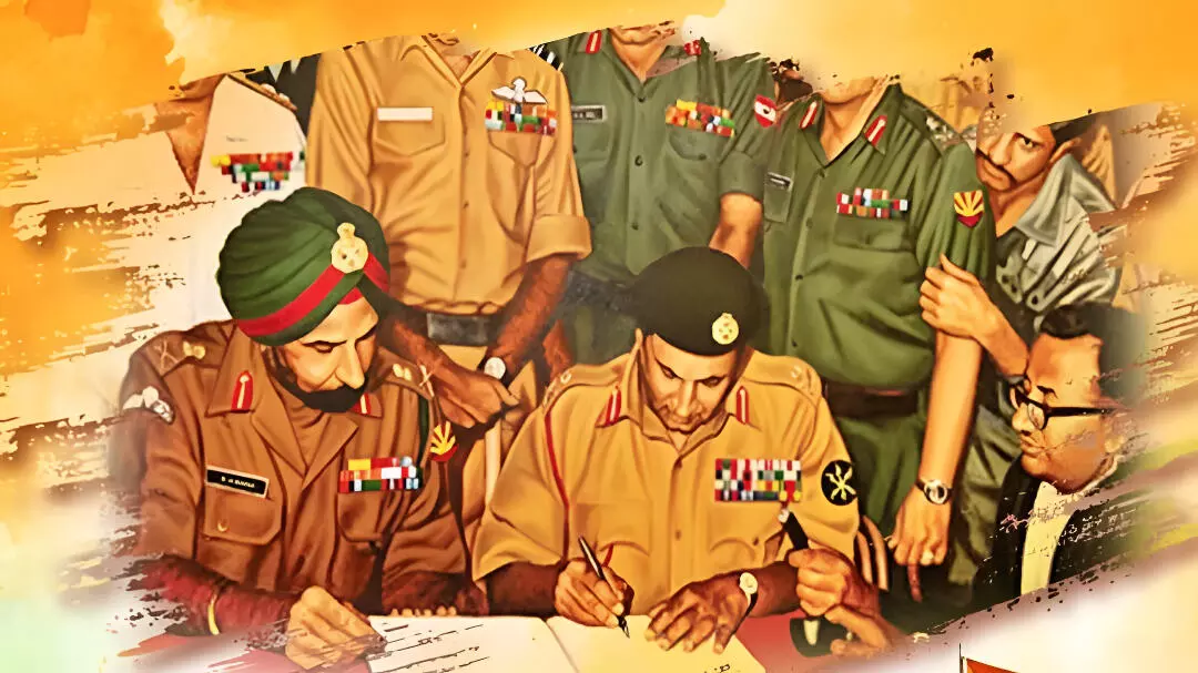 Vijay Diwas 2025: सिर्फ इतने दिनों में घुटने तक दिए थे पाकिस्तानी सेना ने, 16 दिसंबर को भारत ने कैसे रचा था इतिहास, जानिए 1971 युद्ध की पूरी कहानी Vijay Diwas 2025: सिर्फ इतने दिनों में घुटने तक दिए थे पाकिस्तानी सेना ने, 16 दिसंबर को भारत ने कैसे रचा था इतिहास, जानिए 1971 युद्ध की पूरी कहानी