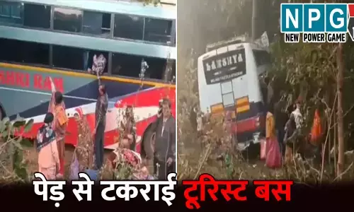 Jagdalpur Accident News: CG में भीषण सड़क हादसा: 40 टूरिस्ट को लेकर दुर्ग से तिरुपति जा रही बस पेड़ से टकराई, एक की मौत, 3 घायल