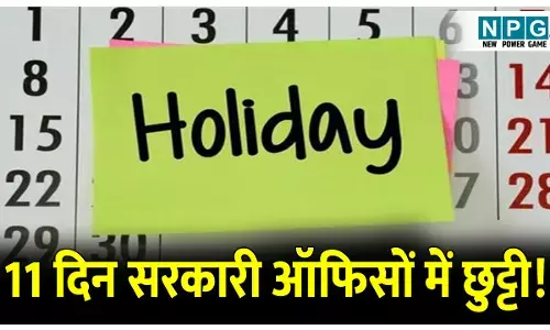 CG Holidays: कल से लगातार 11 दिन सरकारी ऑफिसों में छुट्टी या छुट्टी जैसे हालात, छत्तीसगढ़ में 5 जनवरी से ही कामकाज पटरी पर आ पाएगा