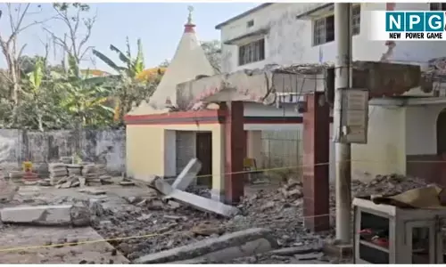Koriya News: मंदिर से पूजा कर निकल रही गर्भवती के ऊपर गिरा पिलर, हुई मौत...