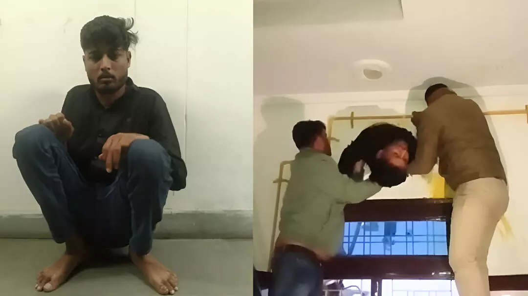 Kota Chori News: चोरी करने गया था, एग्जॉस्ट फैन के छेद में फंसा चोर! पुलिस ने किया गिरफ्तार, देखें हैरान करने वाला वीडियो Kota Chori News: चोरी करने गया था, एग्जॉस्ट फैन के छेद में फंसा चोर! पुलिस ने किया गिरफ्तार, देखें हैरान करने वाला वीडियो