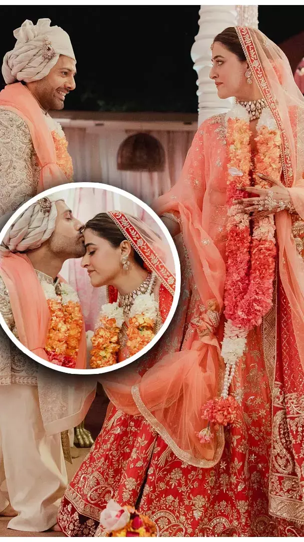 Nupur Sanon-Stebin की शादी फोटो आई सामने, माथे में चूमते नजर आए सिंगर
