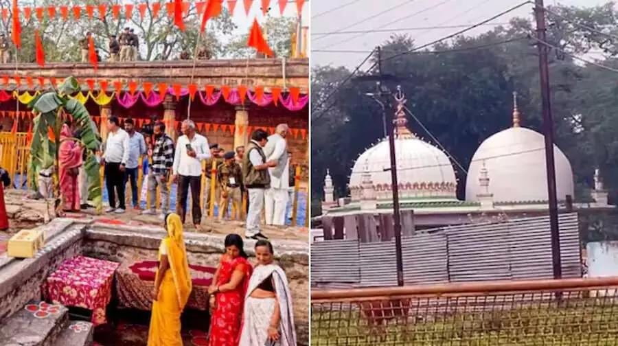 MP Bhojshala News : धार भोजशाला में 10 साल बाद फिर जुमे की नमाज और वसंत पंचमी की पूजा एक साथ संपन्न, 8000 पुलिसकर्मी तैनात, 1000 सीसीटीवी कैमरे से हो रही निगरानी MP Bhojshala News : धार भोजशाला में 10 साल बाद फिर जुमे की नमाज और वसंत पंचमी की पूजा एक साथ संपन्न, 8000 पुलिसकर्मी तैनात, 1000 सीसीटीवी कैमरे से हो रही निगरानी