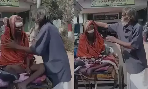 Odisha news Hindi: ओडिशा के ‘दशरथ मांझी’: बीमार पत्नी को हॉस्पिटल पहुँचाने के लिए 300 KM ठेला खींचा 75 साल का बुजुर्ग, कहानी भावुक कर देगी