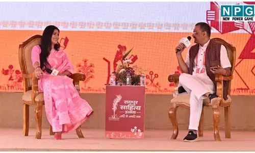 Raipur Sahitya Utsav: जब हम मिट्टी में मिल रहे हो तो ये मिट्टी भी रोये इस धरती की: रुबिका लियाकत
