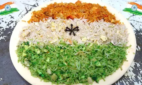 Tiranga Rice Recipe : इस गणतंत्र दिवस तिरंगे के रंगों से  रंगे Lunch, बनाएं Tirange Rice