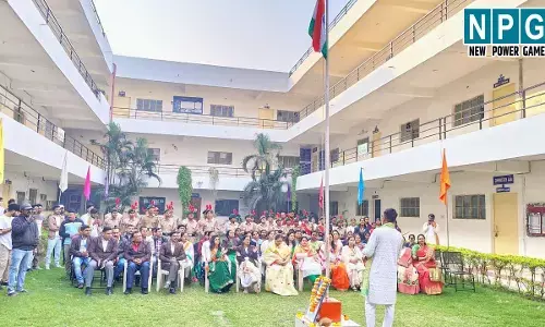 77वां गणतंत्र दिवस: पं. हरिशंकर शुक्ल स्मृति महाविद्यालय में धूम-धाम से मनाया गया