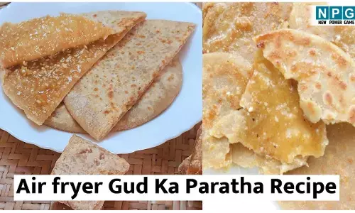 Air fryer Gud Ka Paratha Recipe: एयर फ्रायर में बनाएं बड़ी आसानी से गुड़ का टेस्टी पराठा, हर एक बाइट में मिलेगा गज़ब का स्वाद