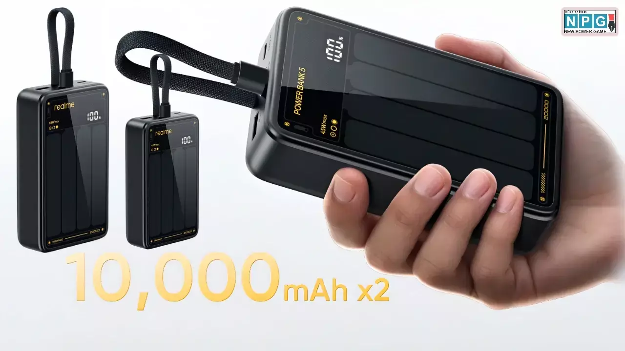 Realme TechLife 20000mAh Cable Power Bank