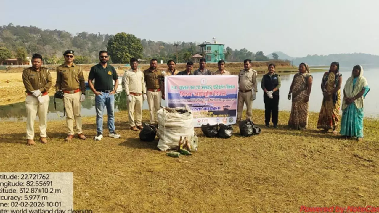 Korba News: विश्व वेटलैण्ड दिवस पर कटघोरा वनमण्डल में जनभागीदारी से वेटलैण्ड्स संरक्षण का संकल्प