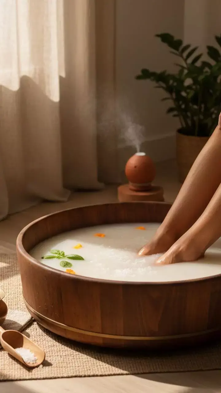 Namak Wale Pani Me Pair Rakhne Ke Fayde: सोने से पहले नमक वाले पानी में पैर रखने से क्या होता है?