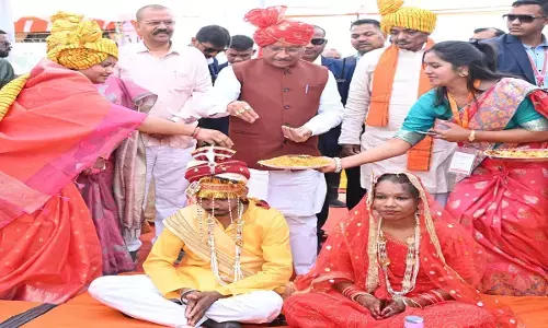 CG News: मुख्यमंत्री कन्या विवाह योजना: सामाजिक समरसता का विश्व रिकॉर्ड, मुख्यमंत्री विष्णुदेव की मौजूदगी में 6,412 जोड़ों का विवाह