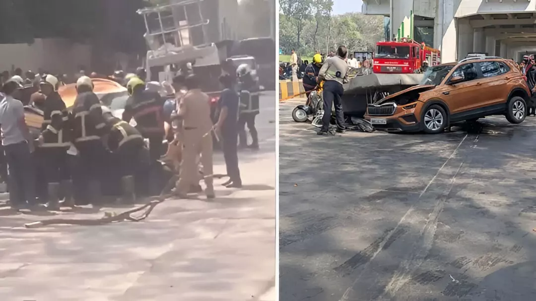 बड़ा हादसा: भरभराकर गिरा मेट्रो पिलर का हिस्सा, एक की मौत, कई घायल, रेस्क्यू ऑपरेशन जारी बड़ा हादसा: भरभराकर गिरा मेट्रो पिलर का हिस्सा, एक की मौत, कई घायल, रेस्क्यू ऑपरेशन जारी