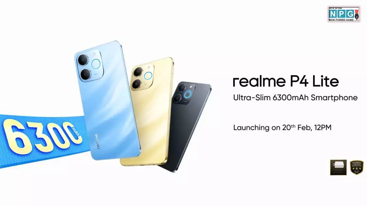 Realme P4 Lite 4G India Launch Date News