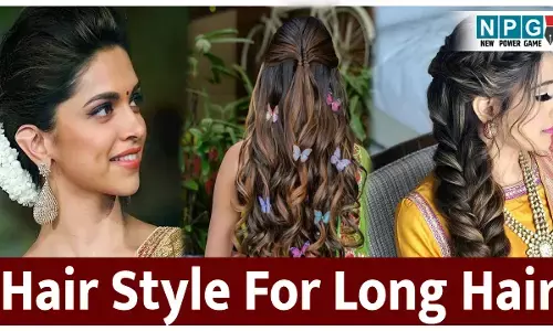 Hair Style For Long Hair With Indian Outfit : लंबे-घने हैं बाल?अपने खूबसूरत से इंडियन आउटफिट के साथ ट्राई करें ये हेयर स्टाइल, जम जाएगा रंग