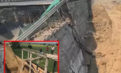 MP में एमपी में भ्रष्टाचार का नमूना: 5 साल में ही NH-45 पर करोड़ों का पुल पुल धंसा, कभी भी हो सकता है बड़ा हादसा