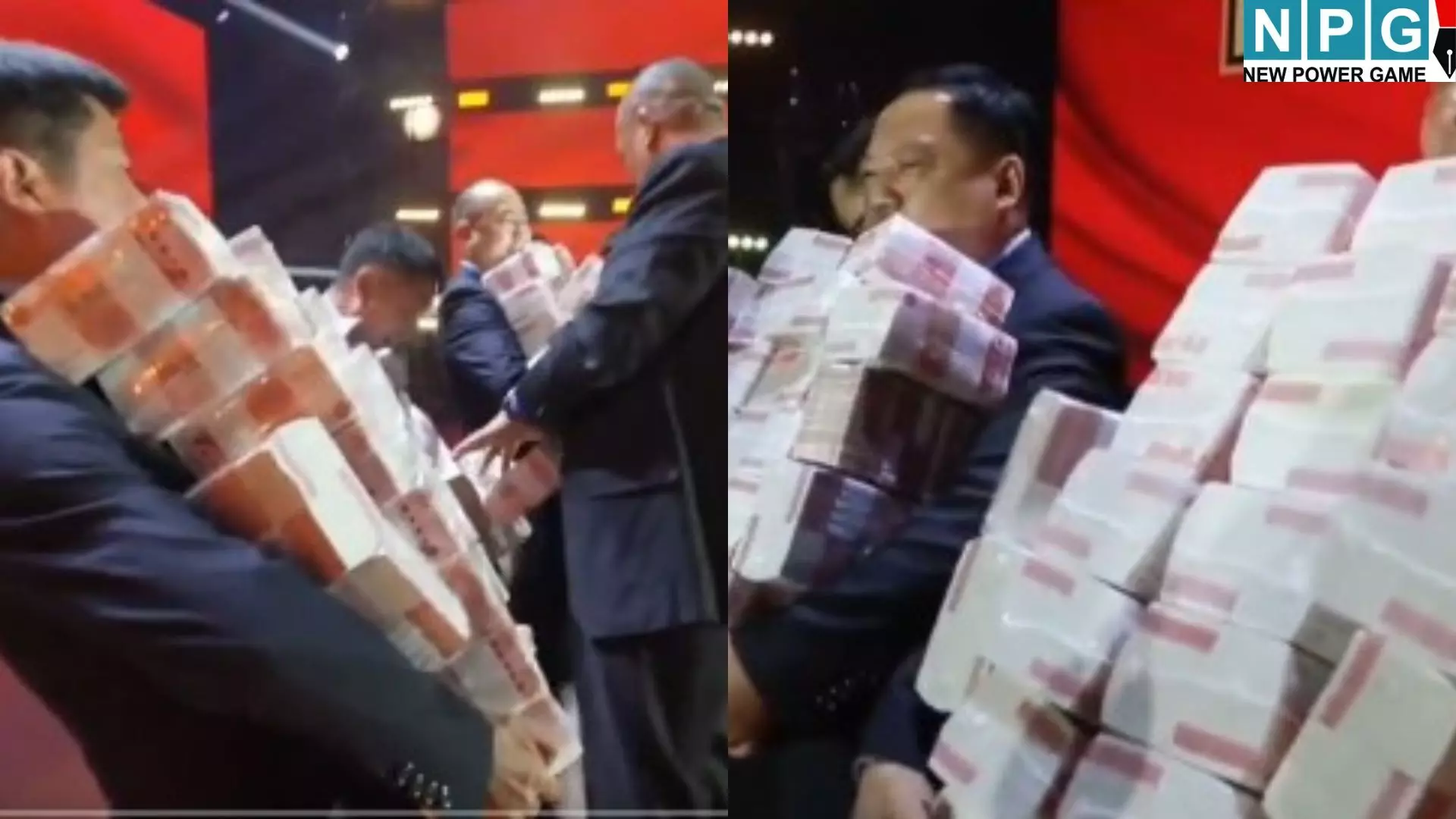 नोटों के पहाड़ के बीच गजब का बोनस: बॉस बोला- जितना गिन सको, सब तुम्हारा...वीडियो हो रहा जमकर वायरल नोटों के पहाड़ के बीच गजब का बोनस: बॉस बोला- जितना गिन सको, सब तुम्हारा...वीडियो हो रहा जमकर वायरल