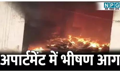 CG के मंगला अपार्टमेंट में भीषण आग: रिहायशी परिसर में चल रहा था गोदाम, कमिश्नर बोले-कार्रवाई होगी