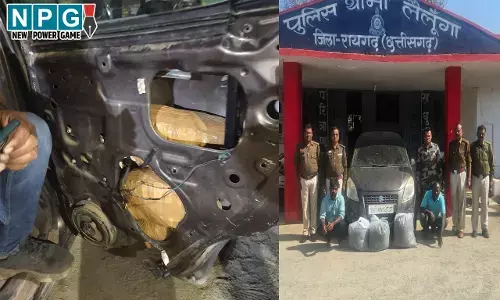 Raigarh News: पुष्पा स्टाइल में गांजे की तस्करी, कार को माॅडिफाई कर दरवाजे, लाइट में छुपाकर रखे थे गांजा...ओडिशा से लाते और दूसरे राज्यों में खपाते