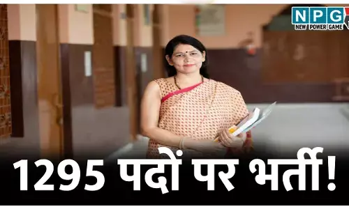 युवाओं के लिए अच्छी खबर: कॉलेजों में प्राध्यापकों के सभी पद रिक्त! 1295 पदों पर होगी भर्ती...