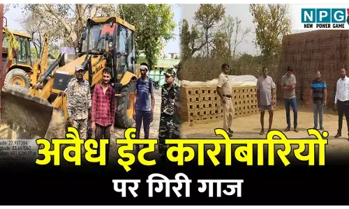 एक्शन में सिस्टम: दो जिलों में अवैध ईंट कारोबारियों पर गिरी गाज, सीएम के इलाके में जंगल में खोदाई कर रहा था जेसीबी