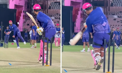 वैभव सूर्यवंशी ने राजस्थान रॉयल्स के ट्रेनिंग कैंप में मचाया धमाल, जडेजा की गेंदों की जमकर की ठुकाई, देखें VIDEO