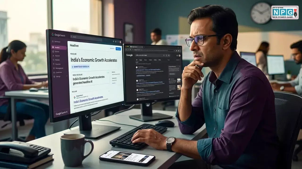 Google AI Headline Update Hindi