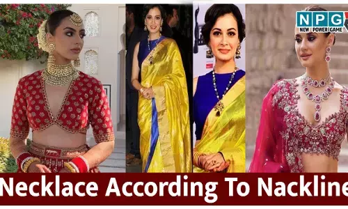 Necklace According To Nackline : मेरे वी नेक ब्लाउज़ के साथ कौन सा नेकलेस जमेगा? कंफ्यूज़न दूर करने के लिए इसे पढ़ें