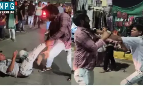 CG संडे मार्केट में जमकर मारपीट, दो गैंग में बैग चोरी के शक में चले लात-घूंसे, महिलाओं ने भी एक-दूसरे का बाल पकड़कर घसीटा..